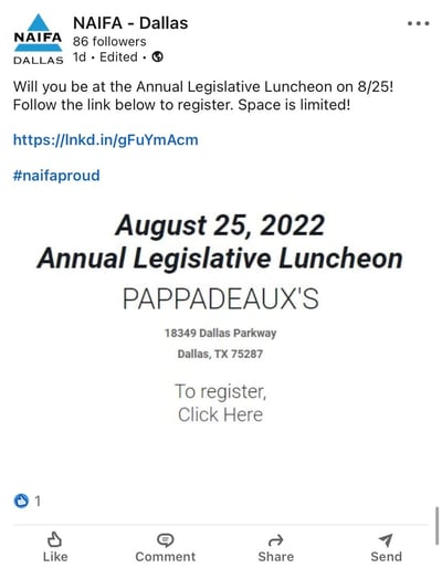 Dallas Legislative Luncheon