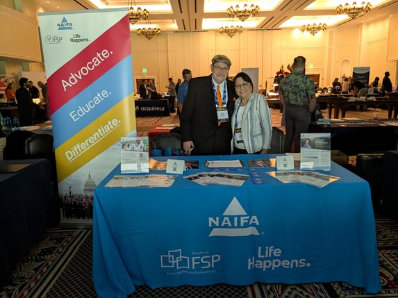 Garity Medicare Expo_NAIFA Petula Moy & Joanthan Mullins