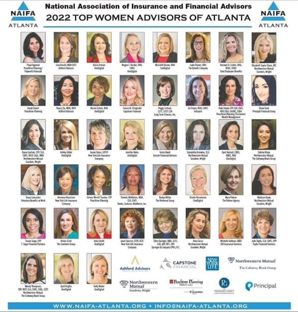 NAIFA-Atlanta Top Women Advisors