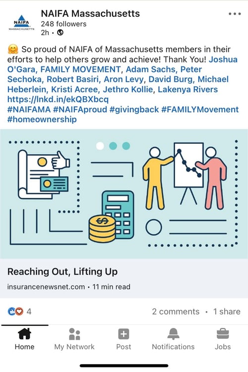 NAIFA-MA Family Movement