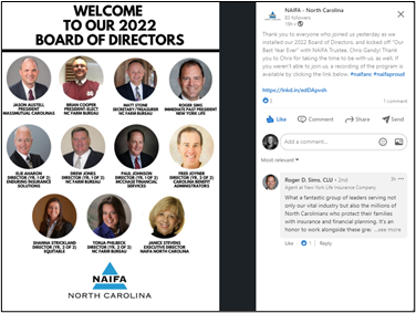 NAIFA-North Carolina LinkedIn