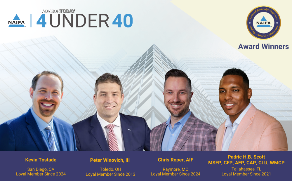 NAIFA's Advisor Today announces 2024 4 Under 40 Recipients 