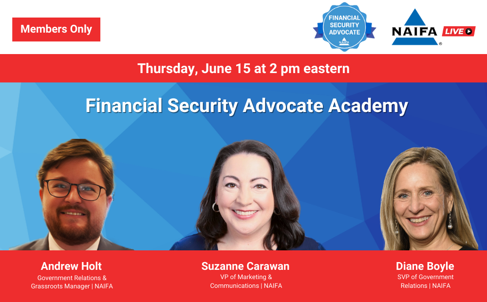 NAIFA Live: Financial Security Advocate Academy
