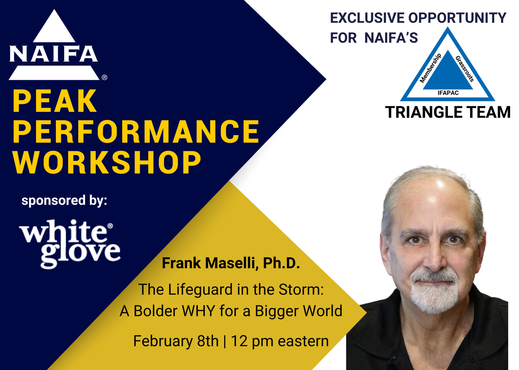 Peak Performance Workshop with Frank Maselli