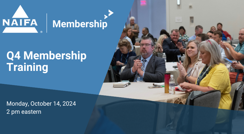 NAIFA Membership Training | October 14th at 2 pm eastern